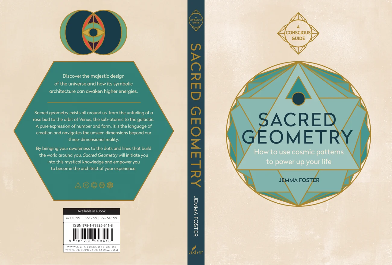 Sacred Geometry full cover, front and back